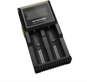 img 1 attached to 🔌 Зарядное устройство для аккумуляторов Nitecore D2 EU с ЖК-дисплеем - черное, литий-ионные и Ni-MH/Ni-Cd аккумуляторы