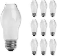 💡 pack of 10 bulbrite halogen bt15 medium screw base (e26) light bulbs, 72w (100w incandescent equivalent), soft white logo
