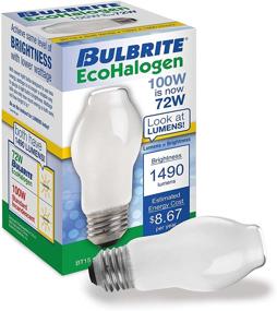 img 3 attached to 💡 Pack of 10 Bulbrite Halogen BT15 Medium Screw Base (E26) Light Bulbs, 72W (100W Incandescent Equivalent), Soft White