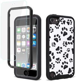 img 4 attached to GOLINK Shockproof Hybrid Full Body Protective Case with HD Screen Protector for iPod Touch 5th/6th/7th Generation – Paws Design