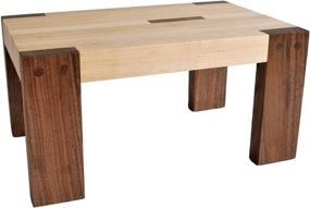 img 4 attached to 🪑 Premium Jonathan Alden Step Stool: Solid Walnut and Maple Construction for Versatile Use