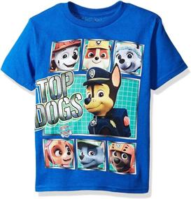 img 1 attached to 🐾 Футболка с коротким рукавом для мальчиков "Paw Patrol" с персонажами "Paw Patrol