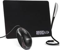 🖱️ soon go mouse pad computer mouse for laptop – usb led light 3 in 1 set with dimmable touch switch and flexible gooseneck – non-slip rubber base – perfect for home office, travel, and more! логотип