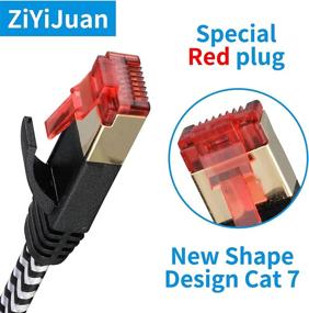 img 2 attached to ZiYiJuan Braided Ethernet Network Cable - Professional Grade for Optimal Performance