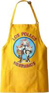 yellow los pollos hermanos apron for men - one size logo