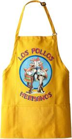 img 2 attached to Yellow Los Pollos Hermanos Apron for Men - One Size