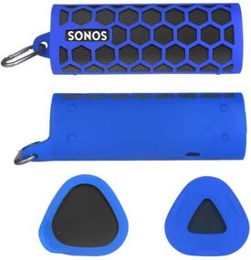 img 3 attached to 🧳 Сумка Zaracle Blue для переноски динамика Sonos Roam: Гибкая защита для непревзойденного опыта путешествий