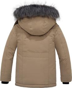 img 3 attached to ZSHOW Mid Length Windproof Quilted Thicken Boys' Clothing ~ Jackets & Coats