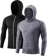 👕 active sweatshirt with lightweight hood logo