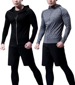 img 3 attached to 👕 Active Sweatshirt with Lightweight Hood