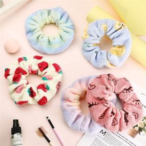 img 1 attached to Резинка для волос Microfiber Scrunchy Ponytail Accessories