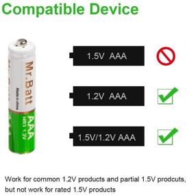 img 1 attached to Rechargeable Batteries Mr Batt Self Discharge 700MAh