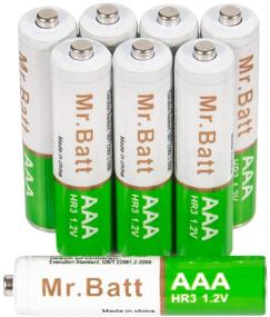 img 4 attached to Rechargeable Batteries Mr Batt Self Discharge 700MAh