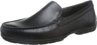 geox mens monet boat black men's shoes in loafers & slip-ons logo