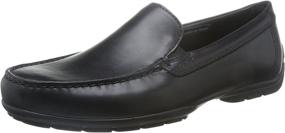 img 4 attached to Geox Mens Monet Boat Black Men's Shoes in Loafers & Slip-Ons