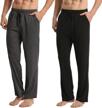 lanbaosi pajama bottoms lounge pockets 2 men's clothing for sleep & lounge logo