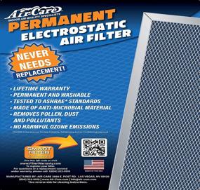 img 1 attached to Air Care 14X14X1 Electrostatic Washable Air