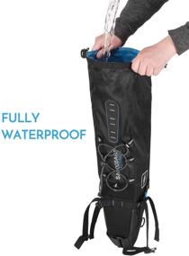 img 1 attached to Waterproof Large Bikepacking Bags: Under Seat Roll Up 🚴 Pack for Mountain & Road Bikes - Ideal Bicycle Accessories