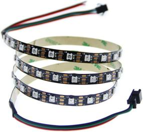 img 4 attached to 🌈 ALITOVE 3.2ft WS2812B RGB LED Strip Light: Programmable, Addressable, DC5V, Arduino & Raspberry Pi Compatible