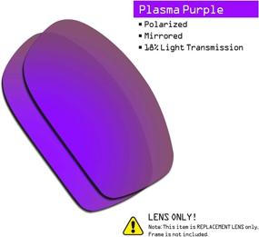 img 3 attached to Plasma Purple Replacement Sunglass for Men - SmartVLT Accessories