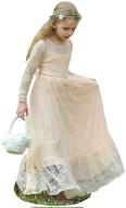 👗 bow dream vintage rustic baptism girls' dresses: charming and timeless clothing options logo