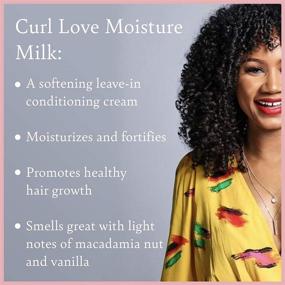 img 3 attached to 💦 Молочко для волос Camille Rose Curl Love Moisture Milk объемом 8 унций: окончательное решение для увлажнения волос