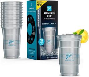 img 4 attached to 🥤 Ball Aluminum Cup: The Ultimate 100% Recyclable Cold-Drink Cup - 20 oz. (10 Pack)