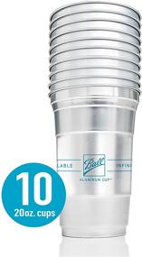 img 3 attached to 🥤 Ball Aluminum Cup: The Ultimate 100% Recyclable Cold-Drink Cup - 20 oz. (10 Pack)