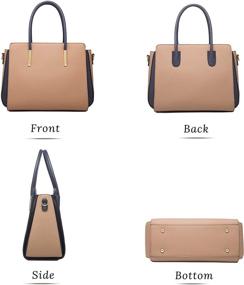 img 2 attached to 👜 Womens Leather Shoulder Handbags: Stylish Crossbody Bags with Matching Wallets