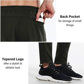 img 2 attached to BALEAF Tapered Athletic Running Sweatpants Outdoor Recreation for Outdoor Clothing