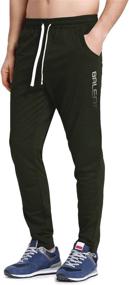 img 4 attached to BALEAF Tapered Athletic Running Sweatpants Outdoor Recreation for Outdoor Clothing