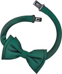 img 1 attached to Matte Microfiber Pre-Tied Bow Ties for Boys - Retreez Solid Colored Accessories