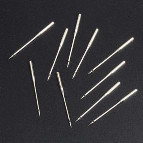 img 2 attached to STARVAST 40 Pcs Embroidery Sewing Machine Needles: Size 75/11, 90/14, 100/16 HAx1 Needles (4 Pack of 10) for Brother Singer Sewing Machine