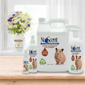 img 2 attached to Probiotic Small Animal Waste Odor Eliminator & Cleaner - All Natural Formula for Hutches, Tanks, Enclosures, Bedding, Toys, and Surfaces - Safe and Effective Scent Remover