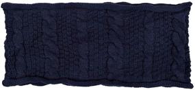 img 1 attached to TrendsBlue Premium Winter Cable Knit Scarf - Thicker Infinity Twist - Available in Various Colors