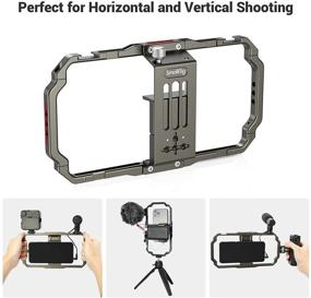 img 1 attached to 📱 SmallRig Smartphone Video Rig: Filmmaking Vlogging Rig, Stabilizer Aluminum Alloy Grip Tripod with Cold Shoe Mount for Videomakers & Videographers - Model 2791