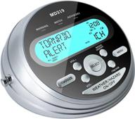 noaa weather alert radio - s.a.m.e localized programming, 23 county code and 80+ emergency alerts, customizable settings, am fm radio with alarm clock, additional antenna & warning lights logo