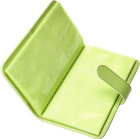 img 2 attached to 📸 108-Photo Amazon Basics Wallet Album for Instax Mini - Lime Green