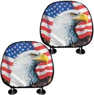 toaddmos american fashion headrest vehicles logo