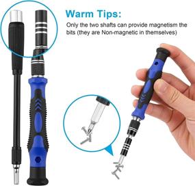 img 2 attached to XOOL 62-in-1 Precision Screwdriver Kit - Complete Electronics Repair Tool Kit for Mobile Phone, Smartphone, Game Console, PC, Tablet - Magnetic Driver, Flexible Shaft, Extension Rod included
