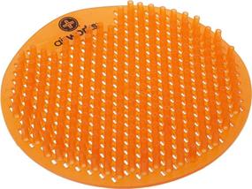 img 1 attached to 🍊 AirWorks AWSFUS231-BX Splash Free Urinal Screen, Citrus Grove, Light 0.22 lb, 8" Height, 6" Width, Orange (Pack of 10): Highly Efficient Citrus Grove Urinal Screen with Splash Guard Technology