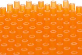 img 3 attached to 🍊 AirWorks AWSFUS231-BX Splash Free Urinal Screen, Citrus Grove, Light 0.22 lb, 8" Height, 6" Width, Orange (Pack of 10): Highly Efficient Citrus Grove Urinal Screen with Splash Guard Technology