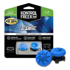 img 4 attached to 🕹️ Improve Gaming Performance with KontrolFreek FPS Freek Edge Xbox Thumbsticks - High-Rise and Low-Rise Convex, Blue