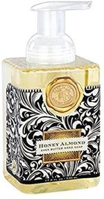 img 2 attached to Honey Almond Luxe Foaming Hand Soap by Michel Design Works: Indulge in Cleanliness and Nourishment