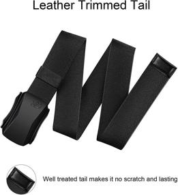 img 2 attached to Kemisant Military Tactical Stretchable Upgraded Men's Accessories & Belts: Engineered Excellence