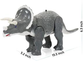 img 3 attached to SainSmart Jr Electronic Triceratops Dinosaur Toy