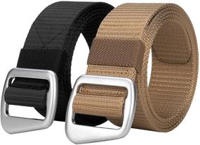 img 4 attached to 🔒 Tactical Military Non Slip Men's Belt Accessories by ANDY GRADE: Enhance Your Style and Security