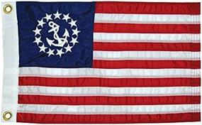 img 4 attached to 🚢 High-Quality Taylor Made Products 8124: US Yacht Ensign Sewn Boat Flag, 16 inch x 24 inch