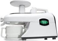 tribest gse-5300 juicer: get better results with jumbo twin gears in white логотип