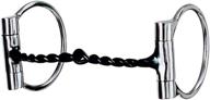 weaver twisted snaffle d ring bit logo